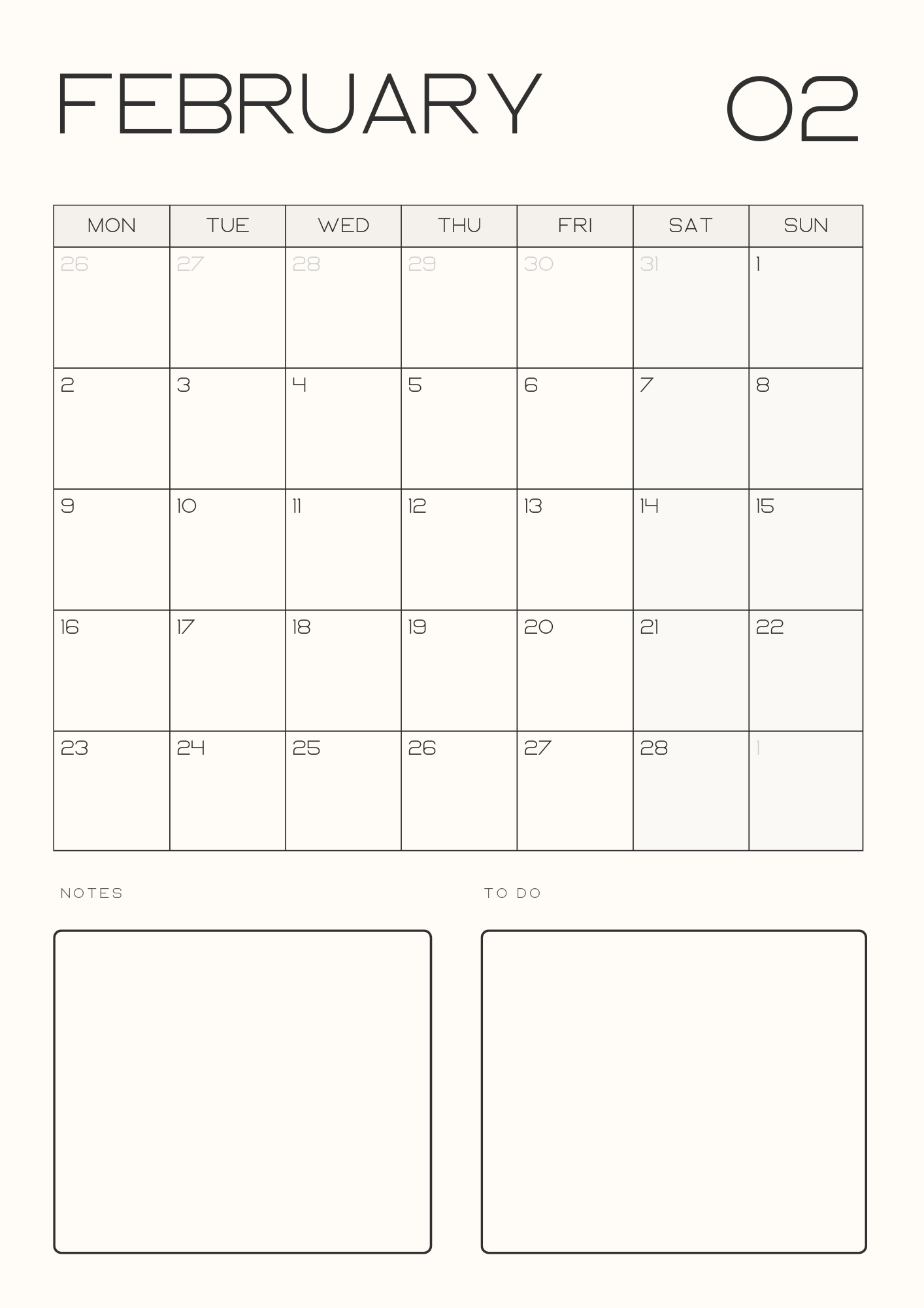 Goals and dreams planner page 2026