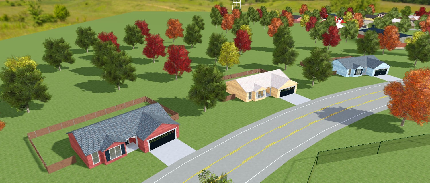 Detailed Marian Indiana RP map designed for realistic American roleplay