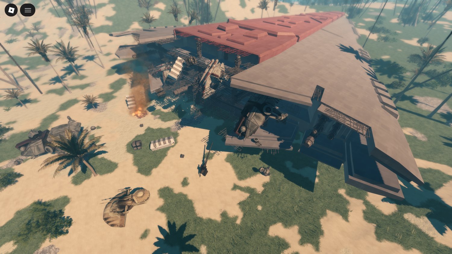 Players engaged in Corellia battle scenario