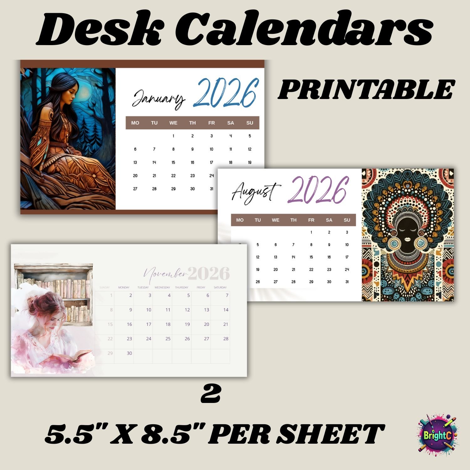 Organize 2026 with Printable Calendars