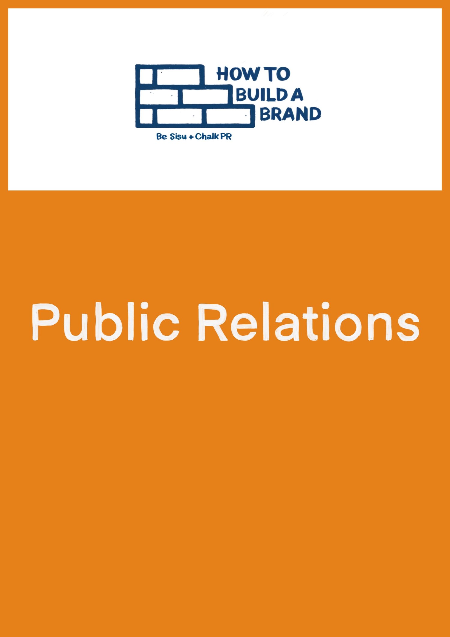 The Public Relations Wrokbook Image from How To Build A Brand