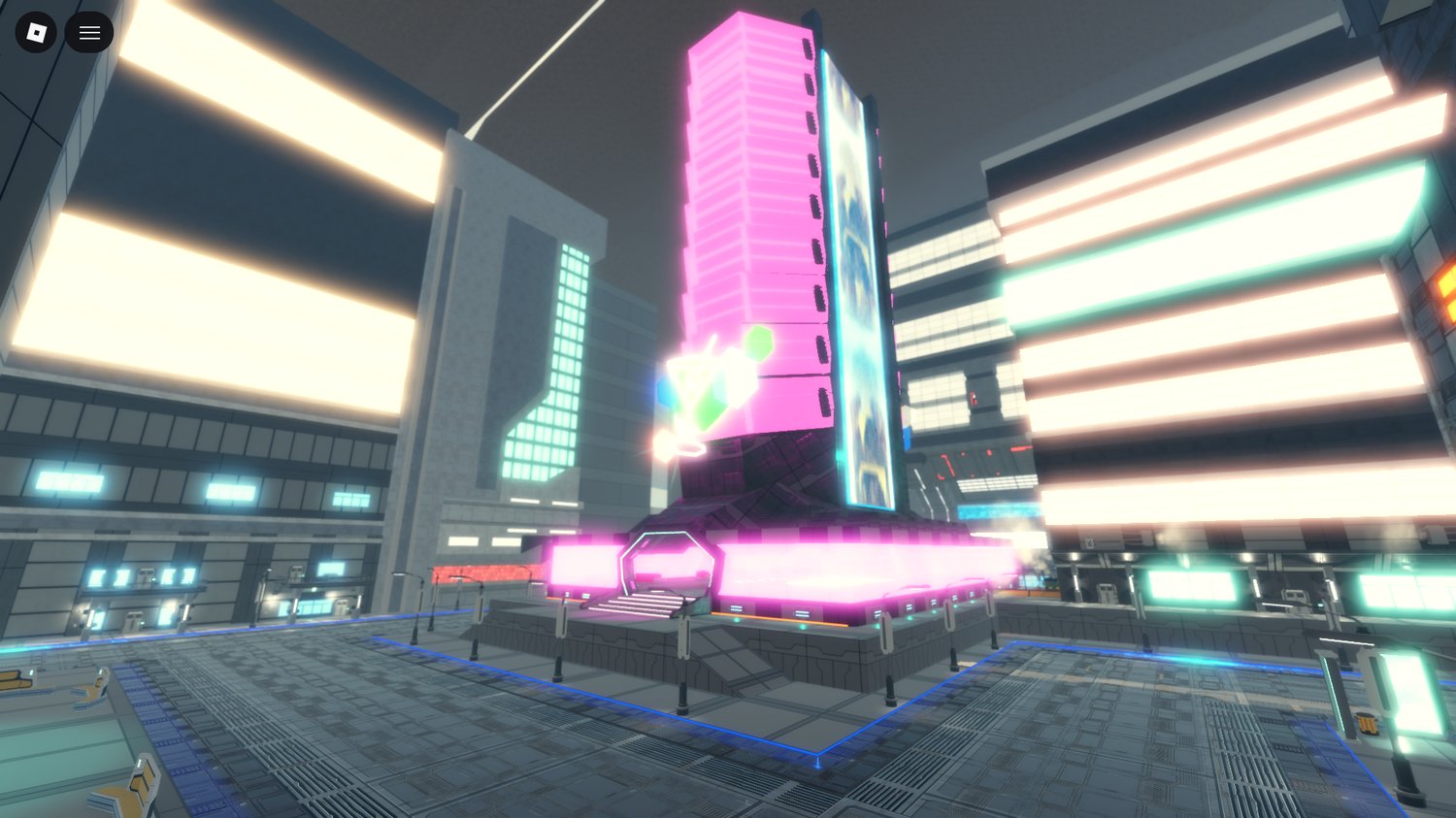Realistic sci-fi urban layout Roblox