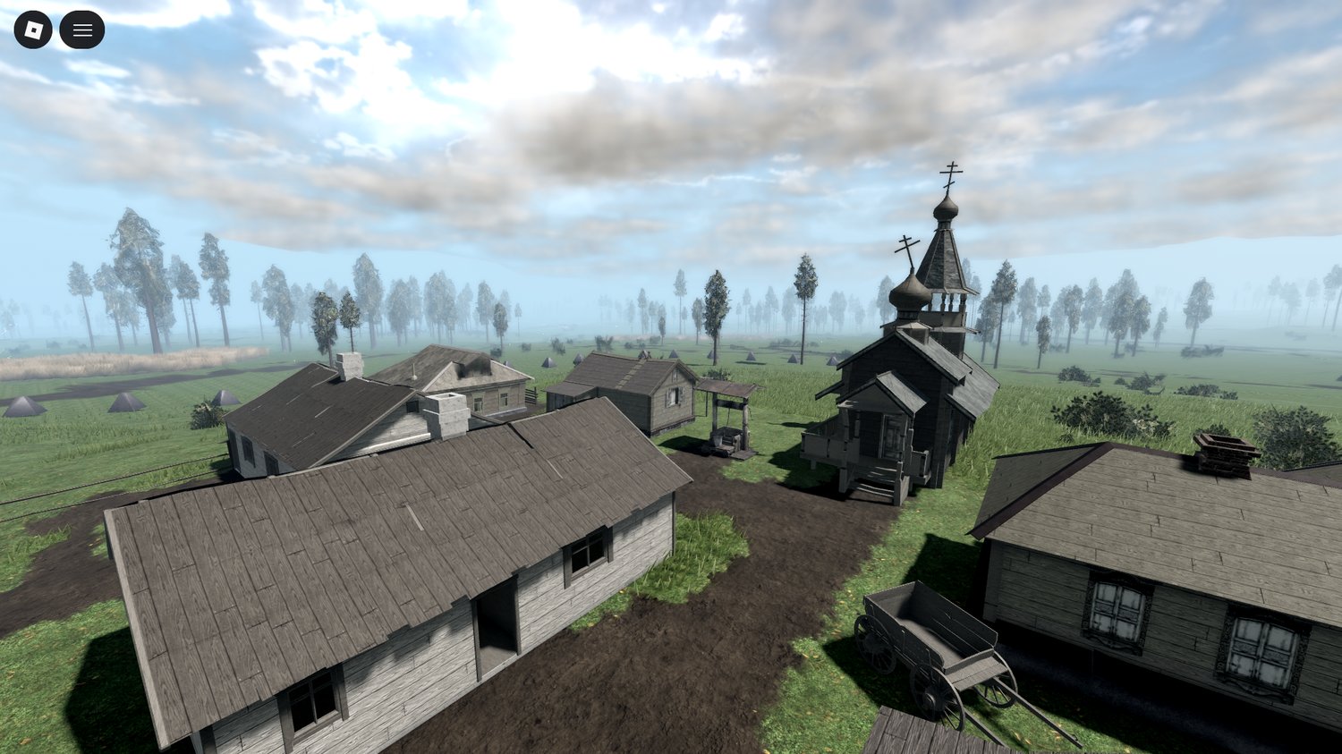 Cinematic war scene Roblox map
