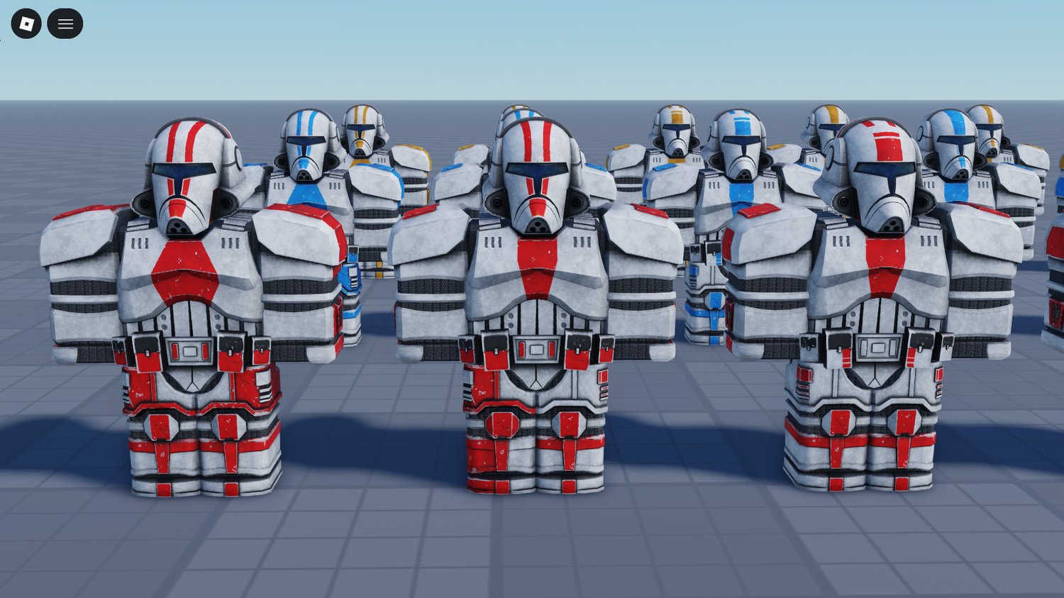Players using Old Republic morphs in Roblox