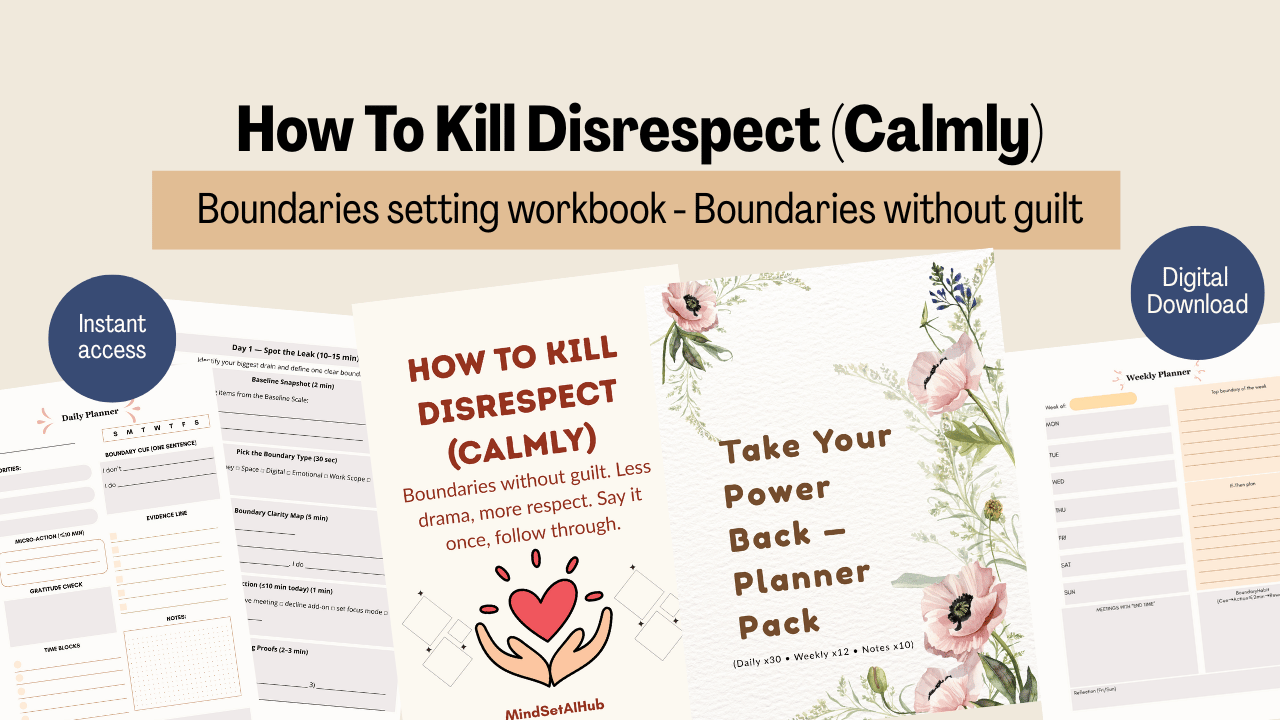 How to kill disrespect calmly