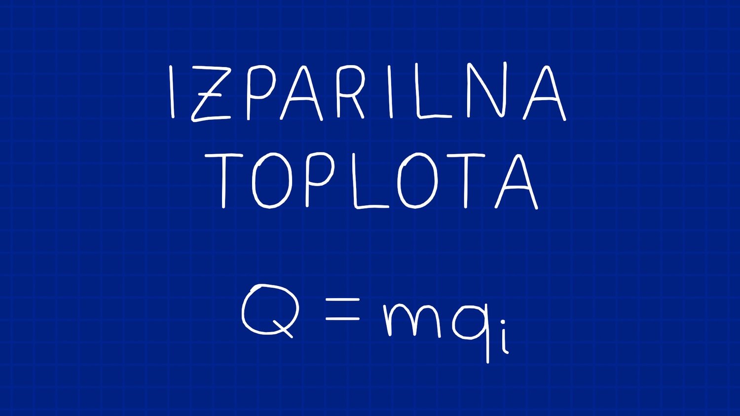 izparilna toplota in specifična izparilna toplota. Enačba za izparilno toploto