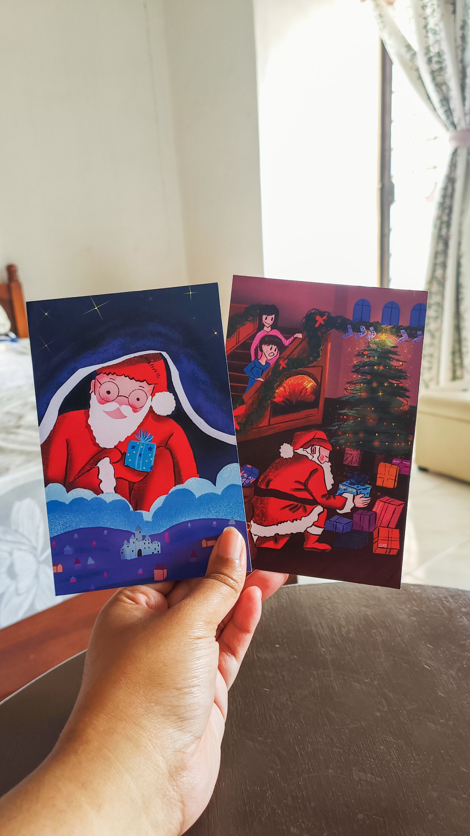 christmas postcards