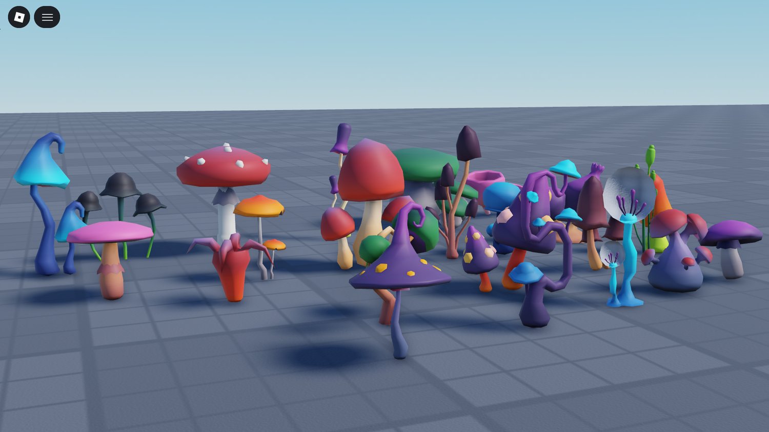 Nature props mushroom collection