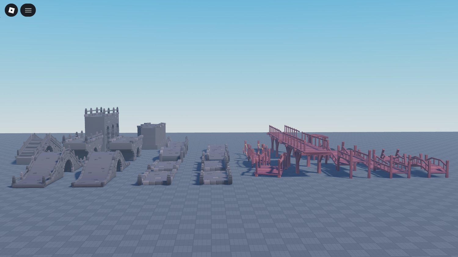 Low poly bridge pack Roblox