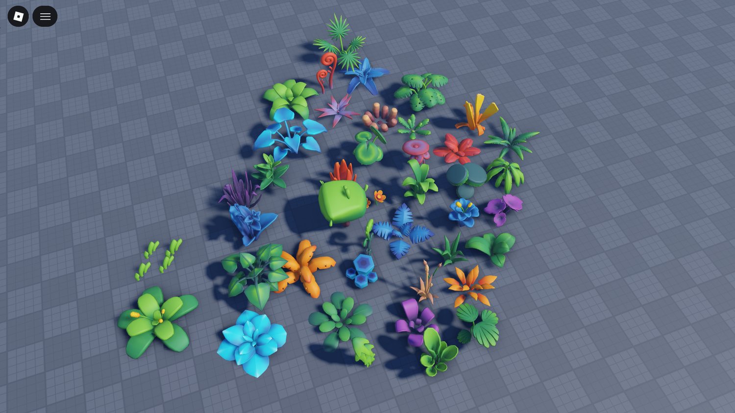 Forest and garden plants for Roblox