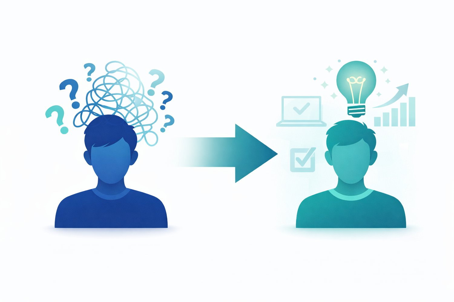 Beginner overwhelmed by online income information finding clarity