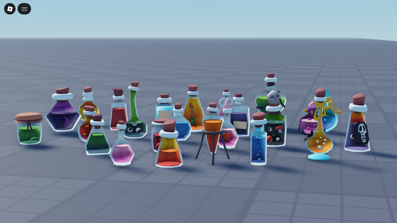 Fantasy potion bottles Roblox