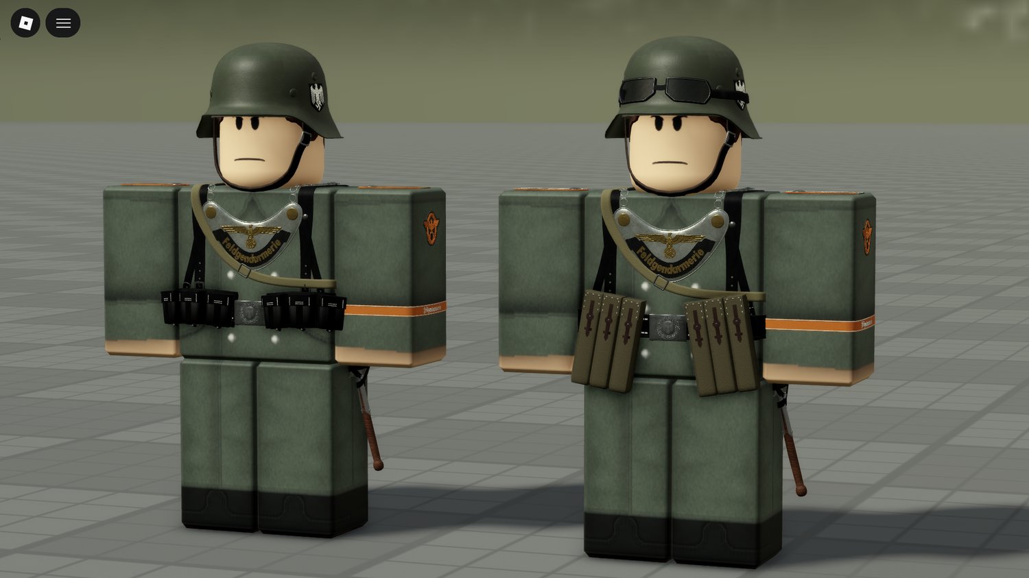Wehrmacht Heer Set Roblox uniforms showcase