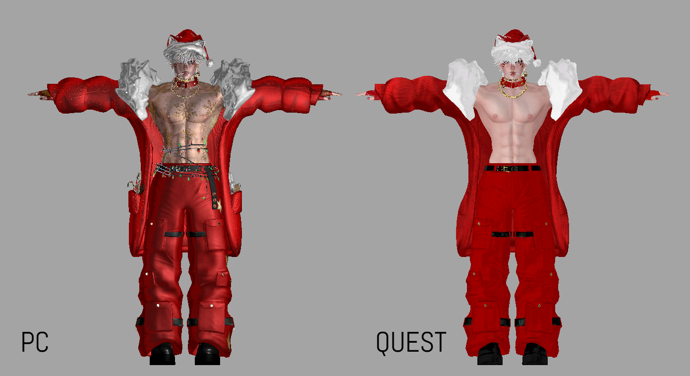 vrchat male avatar xmas
