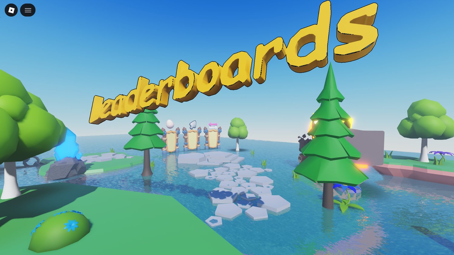 Low poly landscape environment Roblox