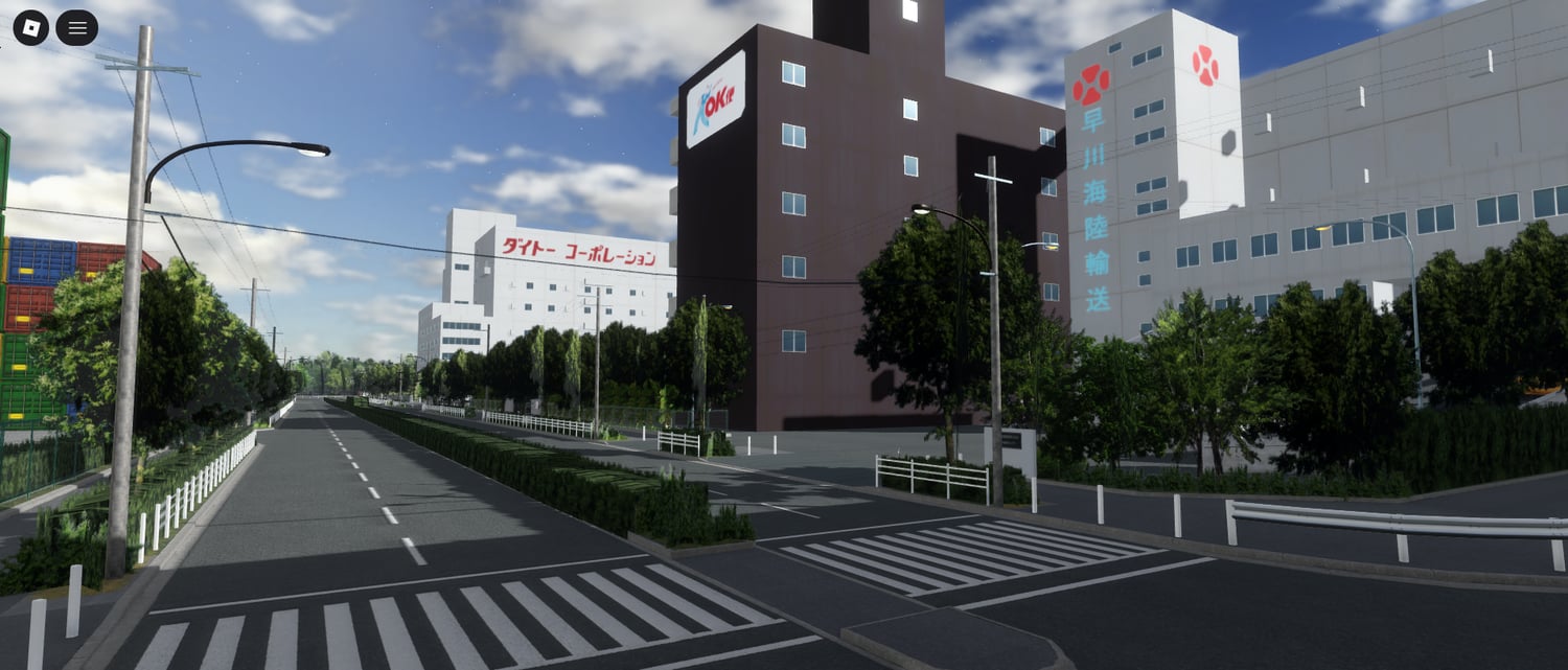 Realistic urban driving environment Roblox