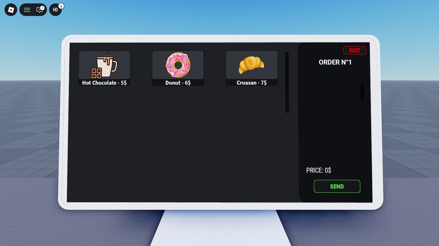 Point of sale style system preview