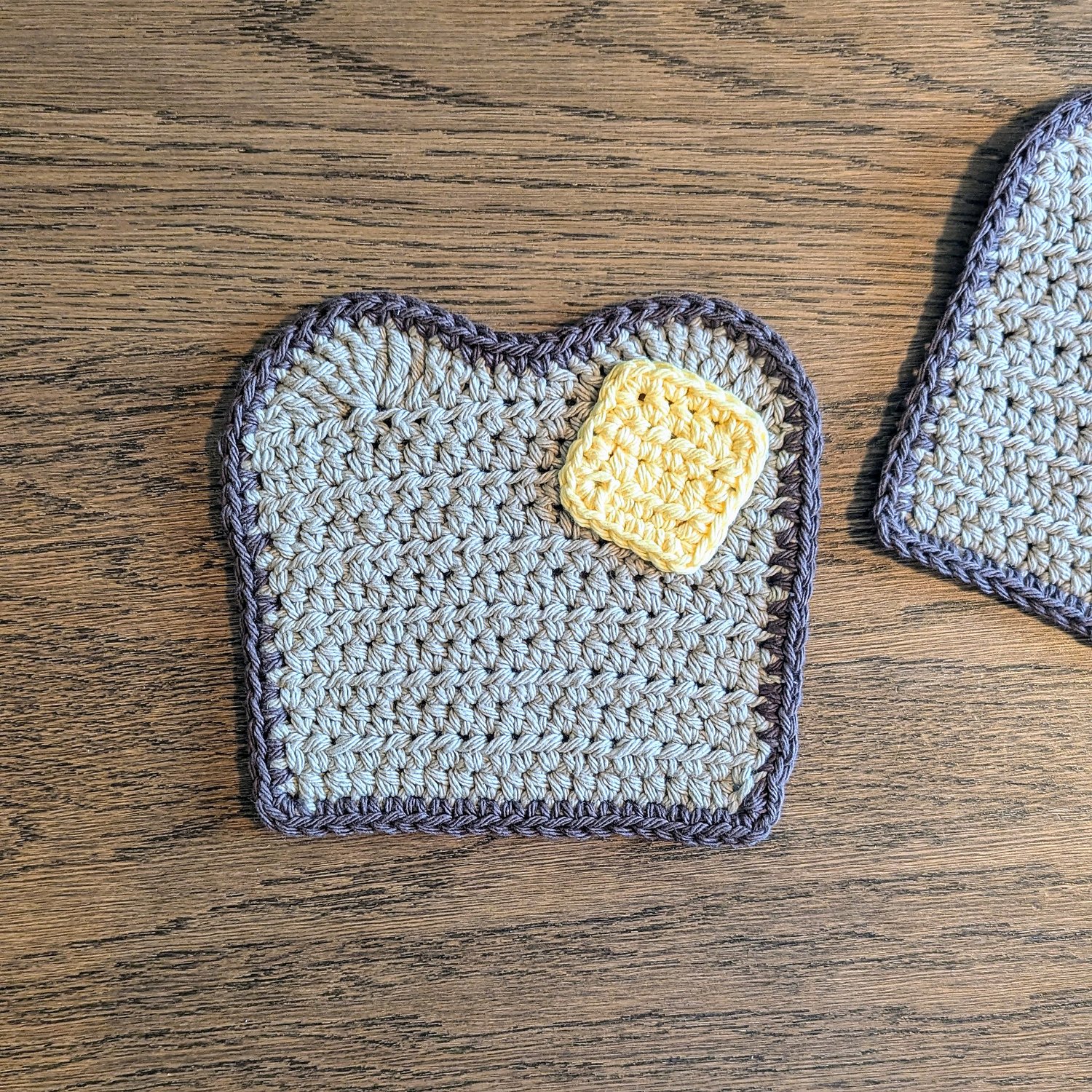 buttered toast coaster