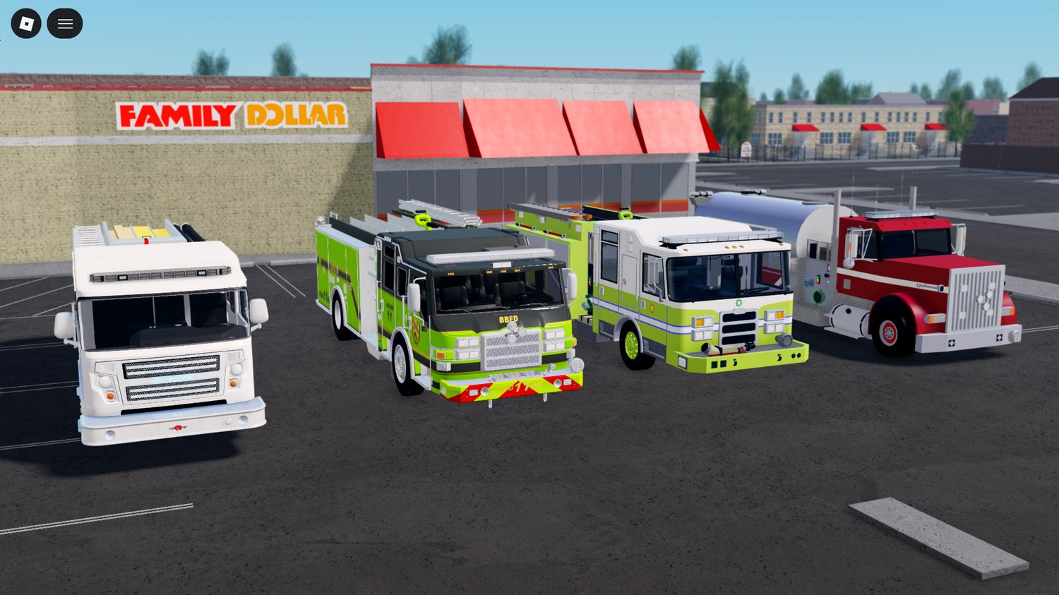 Fire Trucks Pack Roblox Detailed Emergency Vehicle Collection With 4 O 