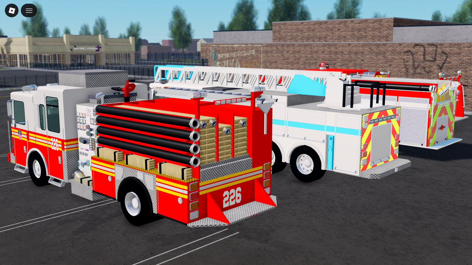Rosenbauer fire apparatus displayed in city