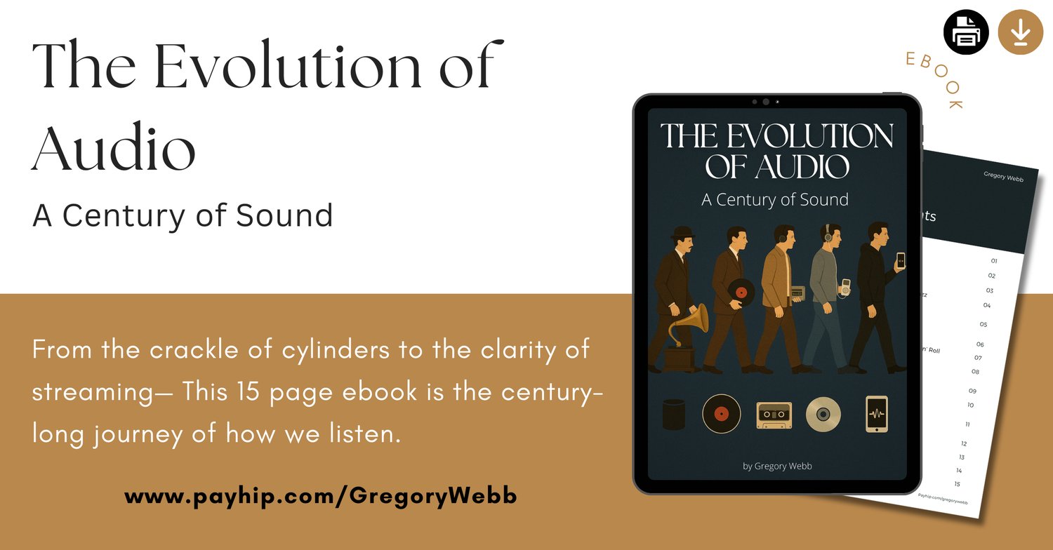 Music history, music technology, music decades. Education