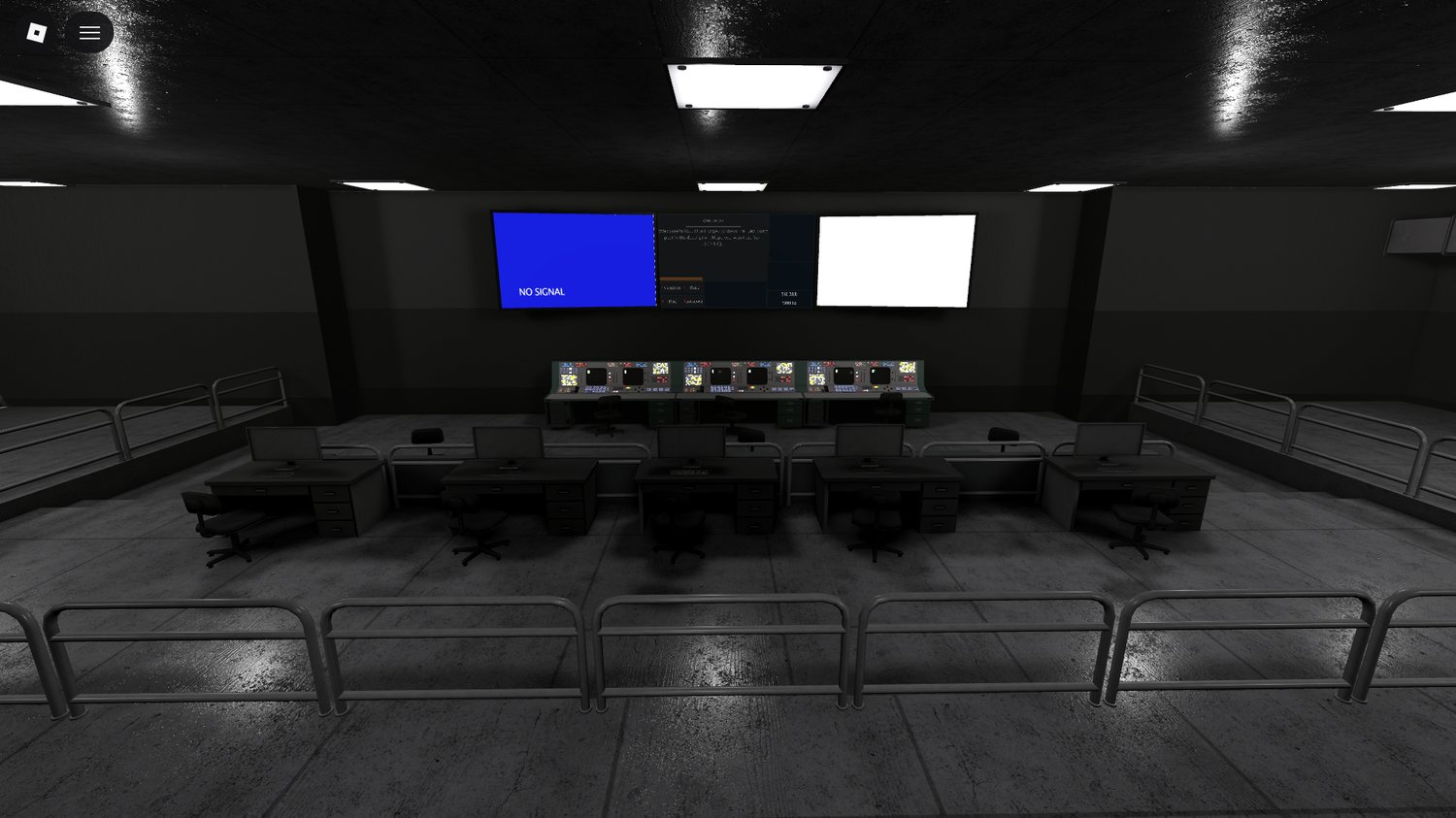 Security checkpoints and long hallways SCP map