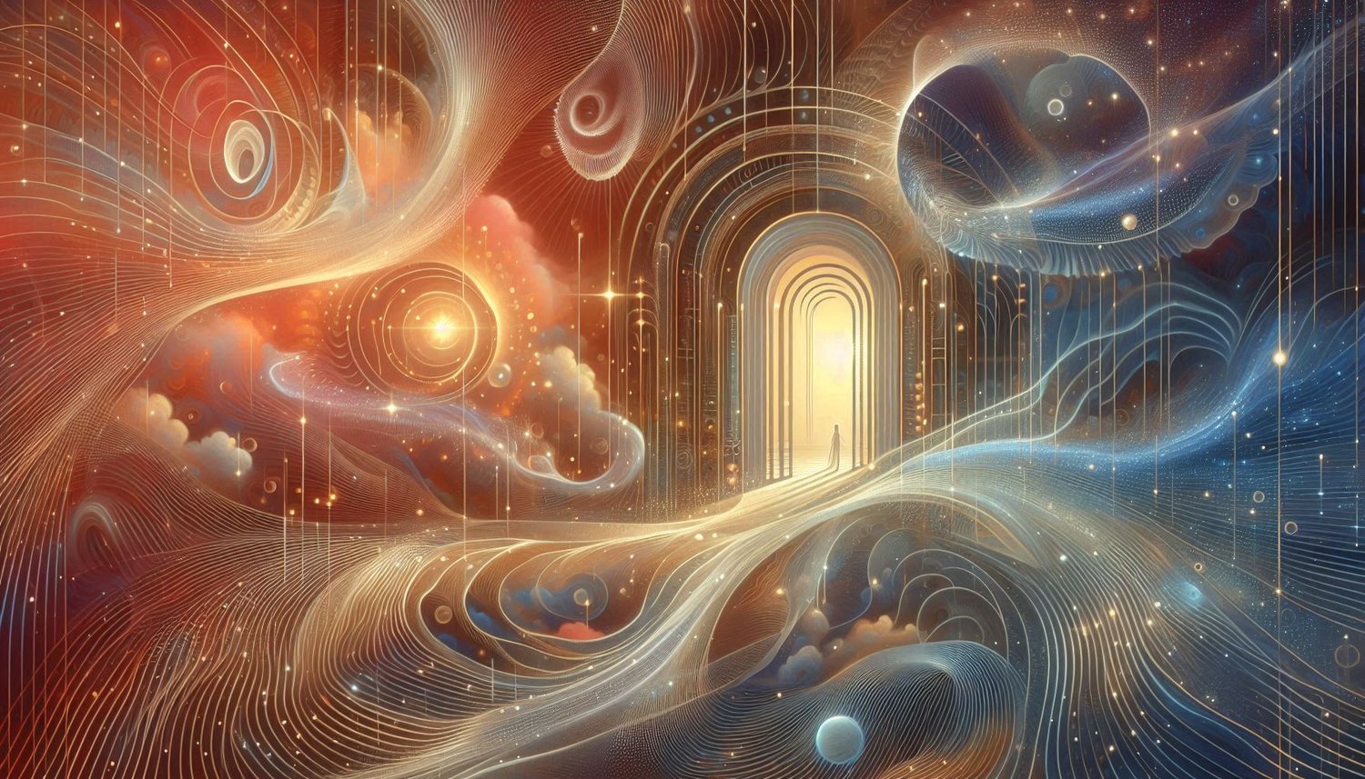 Een zacht afscheid van Timelessgift.nl, Facebook en Instagram. De Lantaarn uit het oude dorp volgt haar eigen licht en stapt door de Poort naar een nieuw landschap — rijker, dieper, symbolischer.