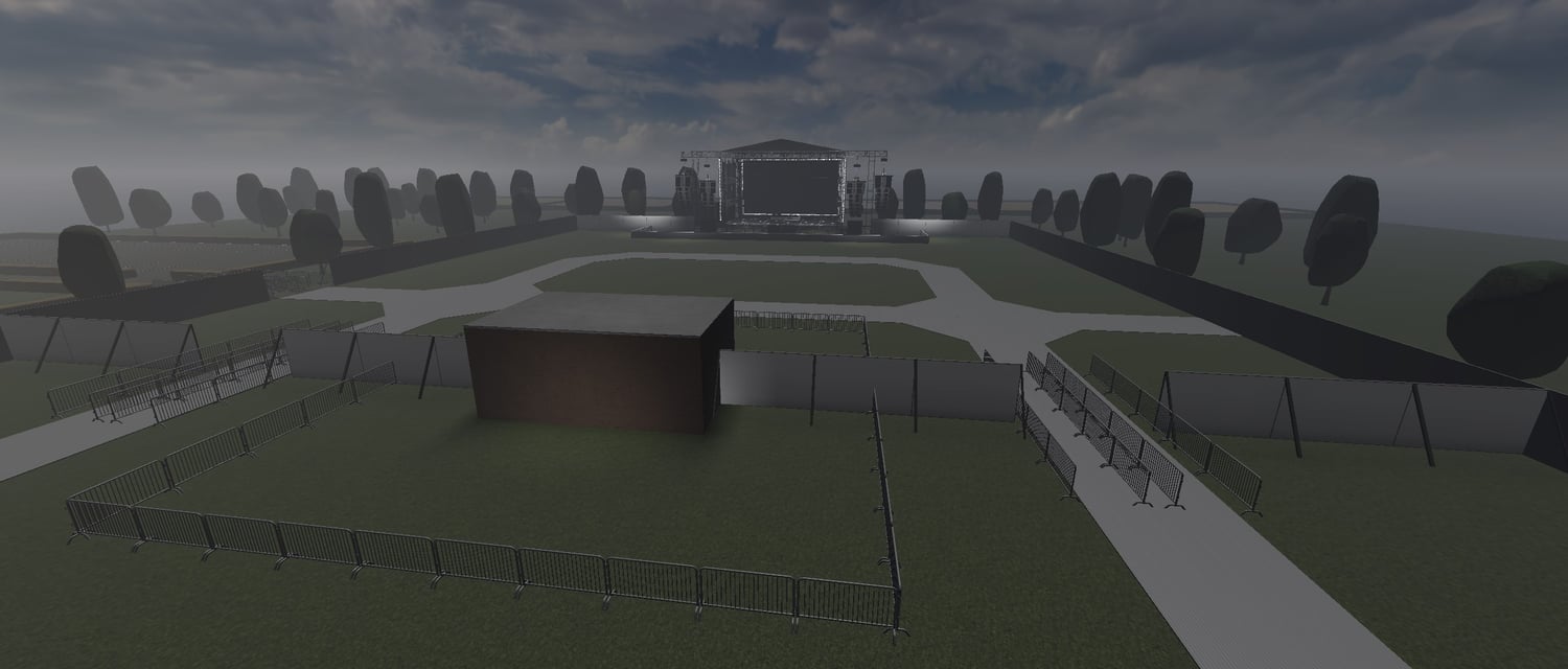 Roblox Open Air Festival Concert Map Stage Speakers Included O 