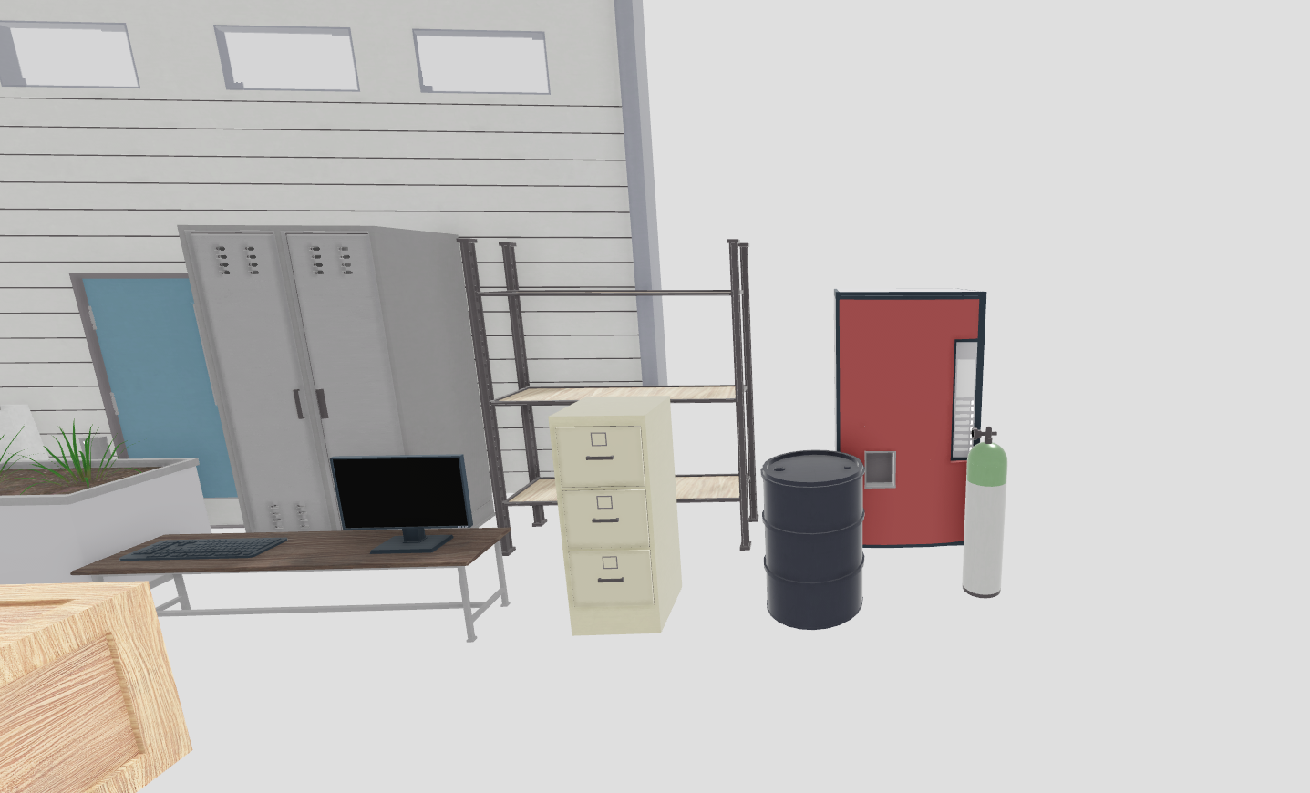 Roblox Industrial Warehouse Essentials Props Pack