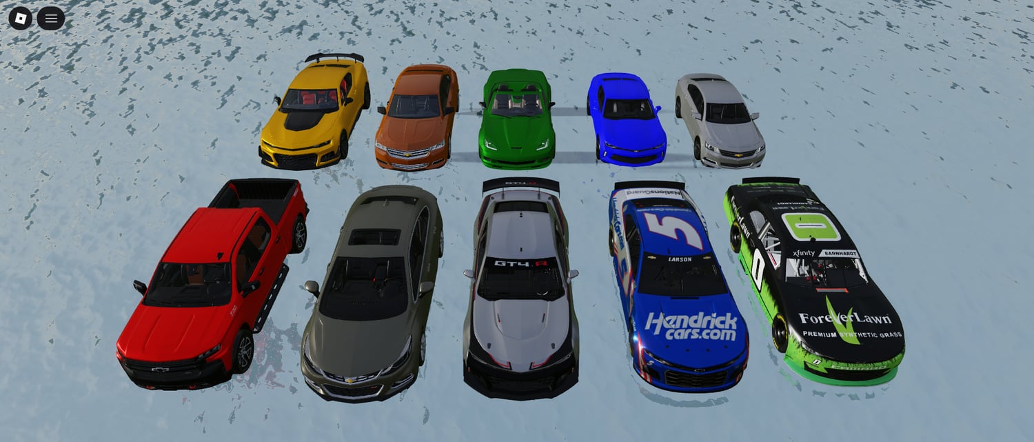 Modern Chevrolet fleet for roleplay