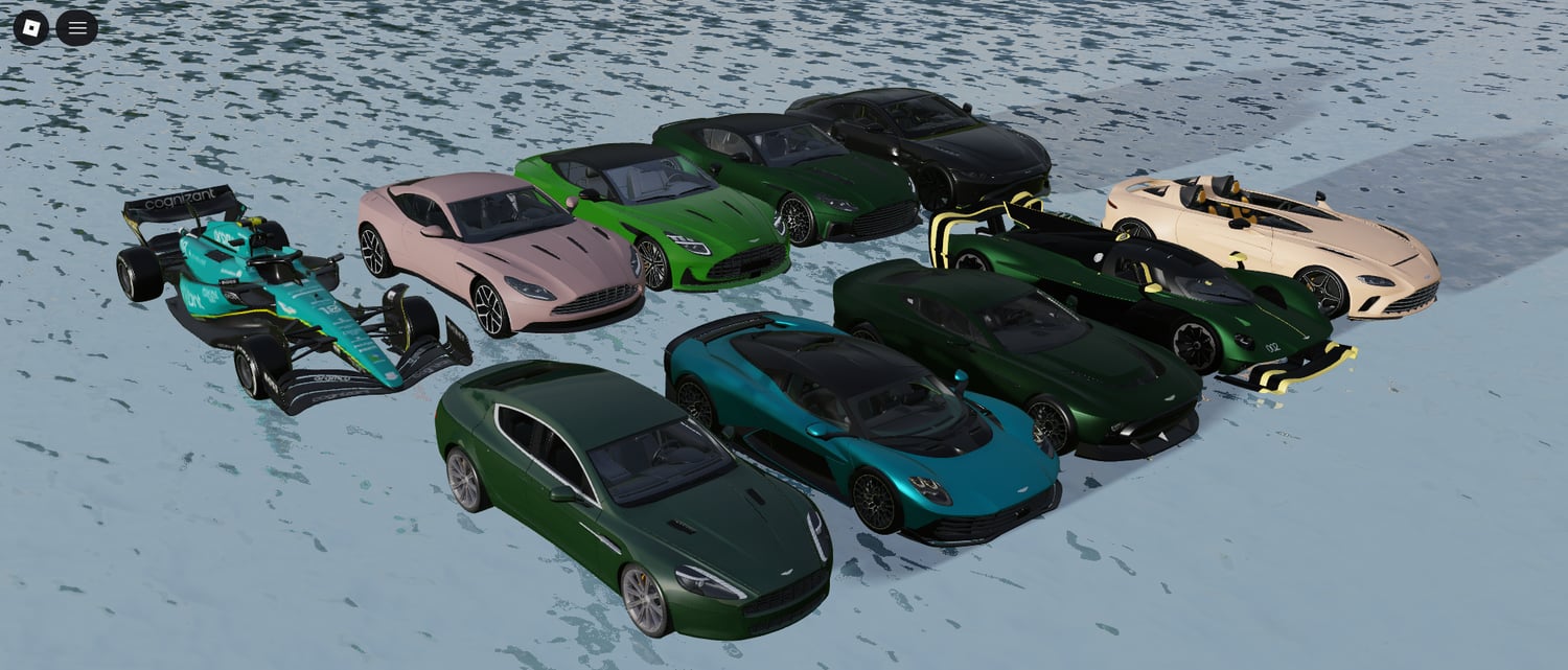 High-end car fleet for roleplay maps