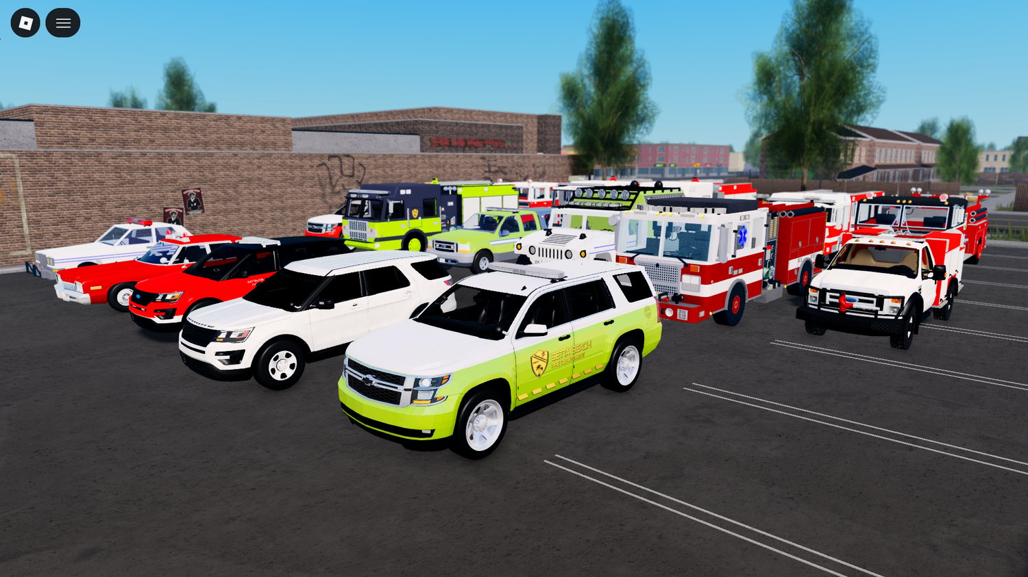 Urban city streets with multiple vehicles