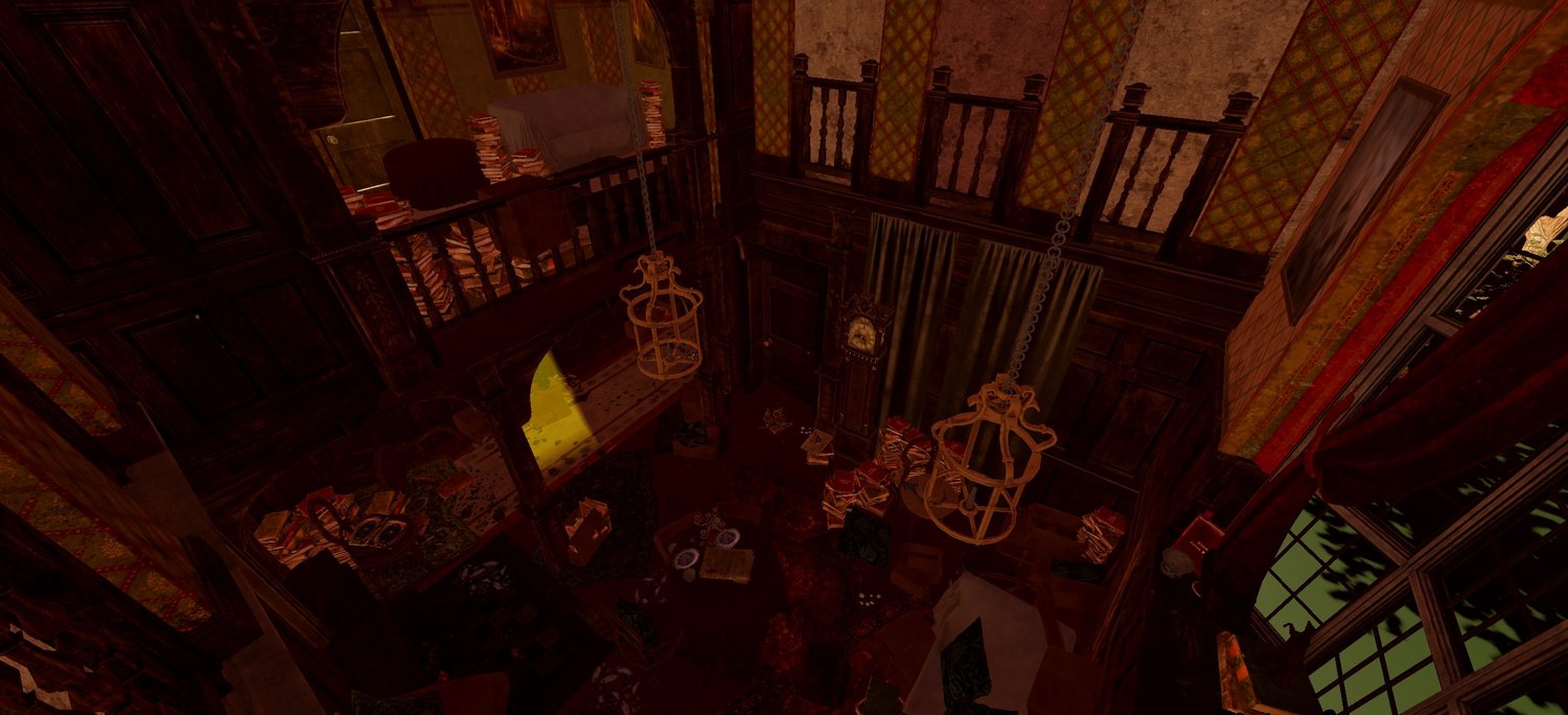 Dark Victorian Roblox Haunted Mansion Map Horror Mystery Build O 