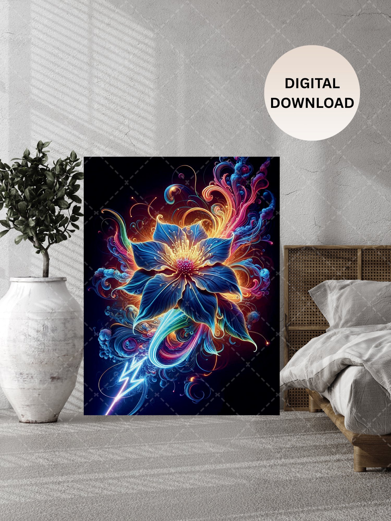 neon art,wall art,abstract art print,wallart poster,digital art,digital download,doodle art