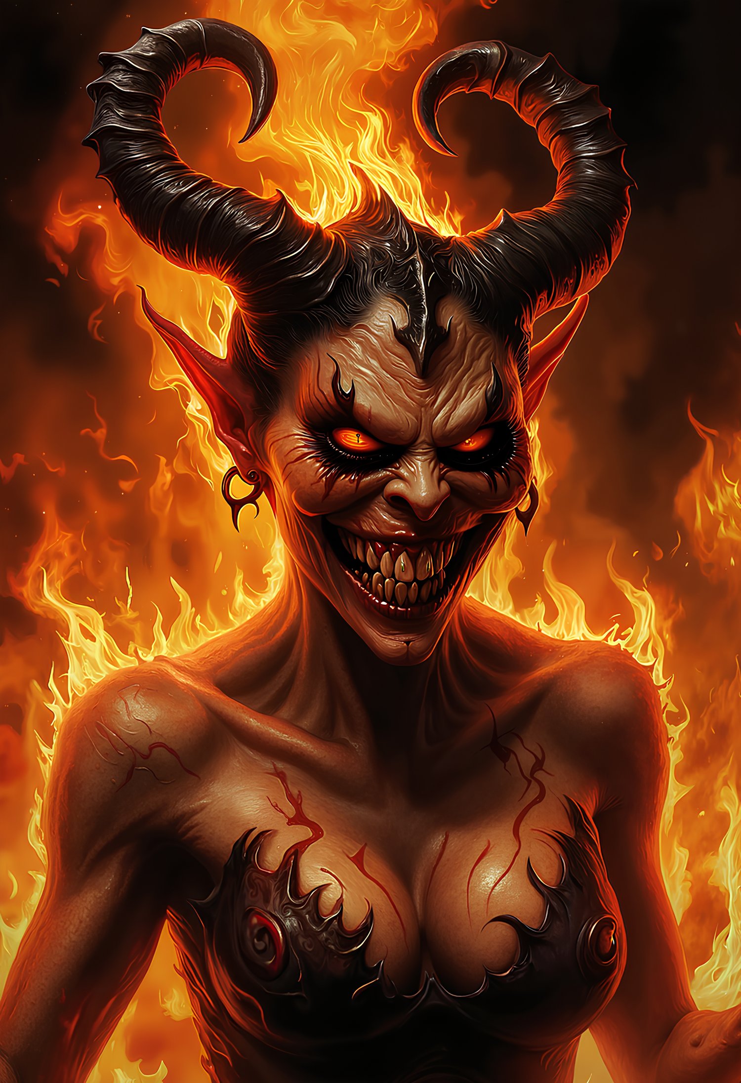 Female Hell Demon General