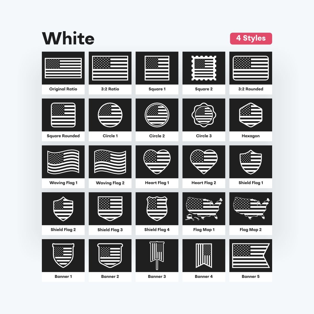 editable american flag eps ai cdr - fizzia.store