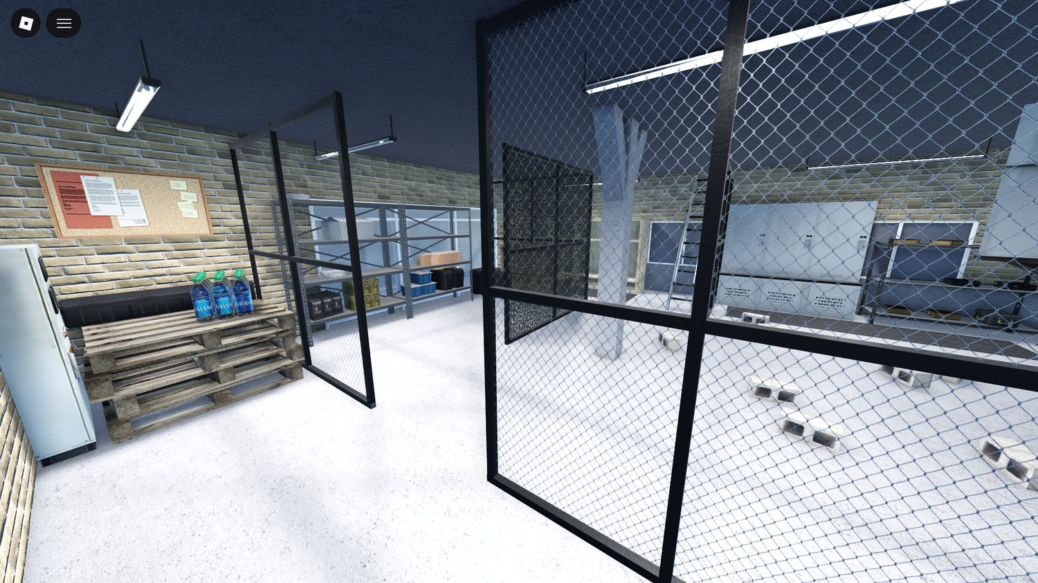 detailed tactical base environment with structured layout in roblox