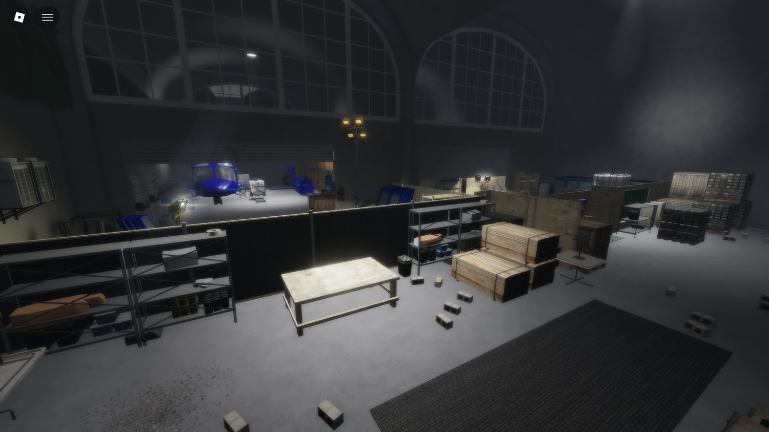 massive roblox tactical military map with urban and forest areas