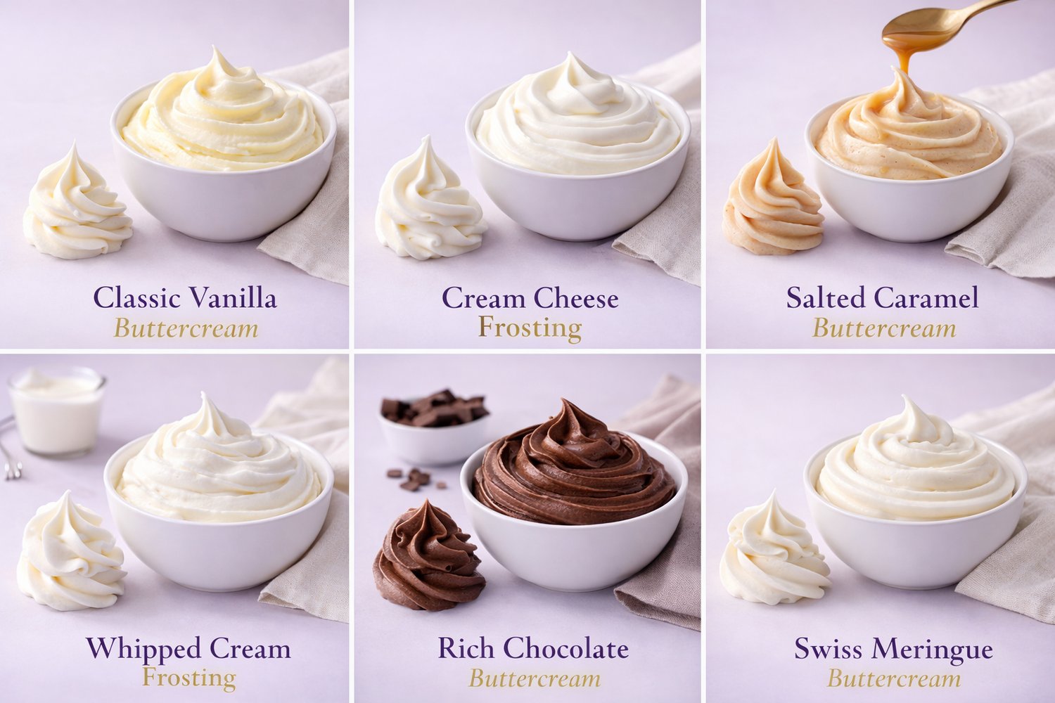 Frosting Examples Six Essential Frosting Recipes for Bakers - Payhip