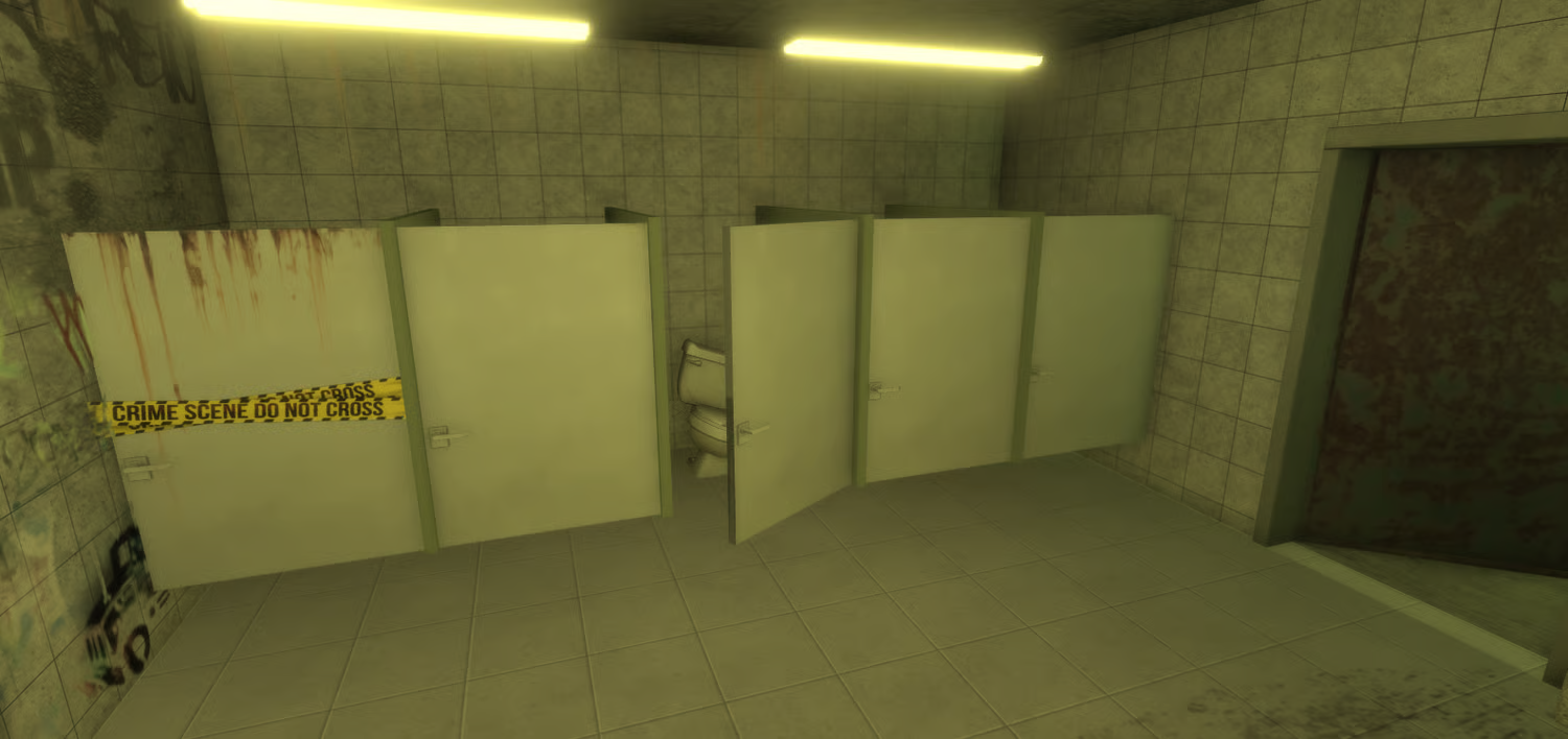 atmospheric lighting within an underground station environment
