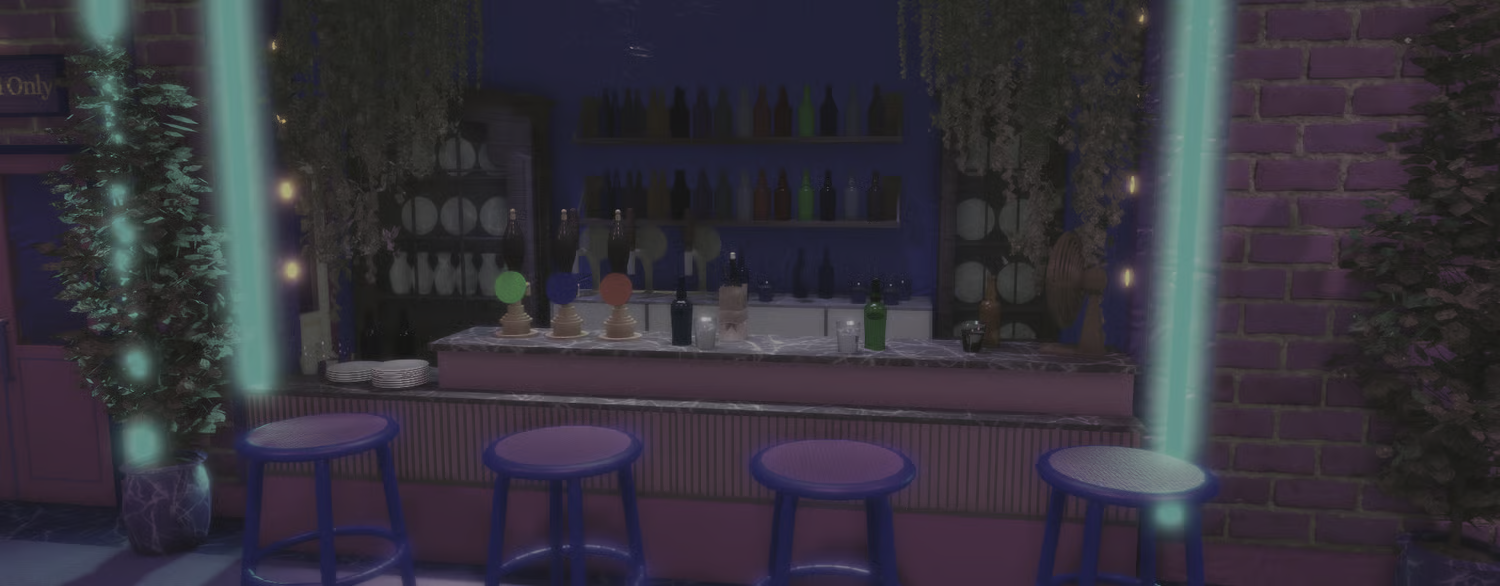 vip spa room inside a stylish nightclub map
