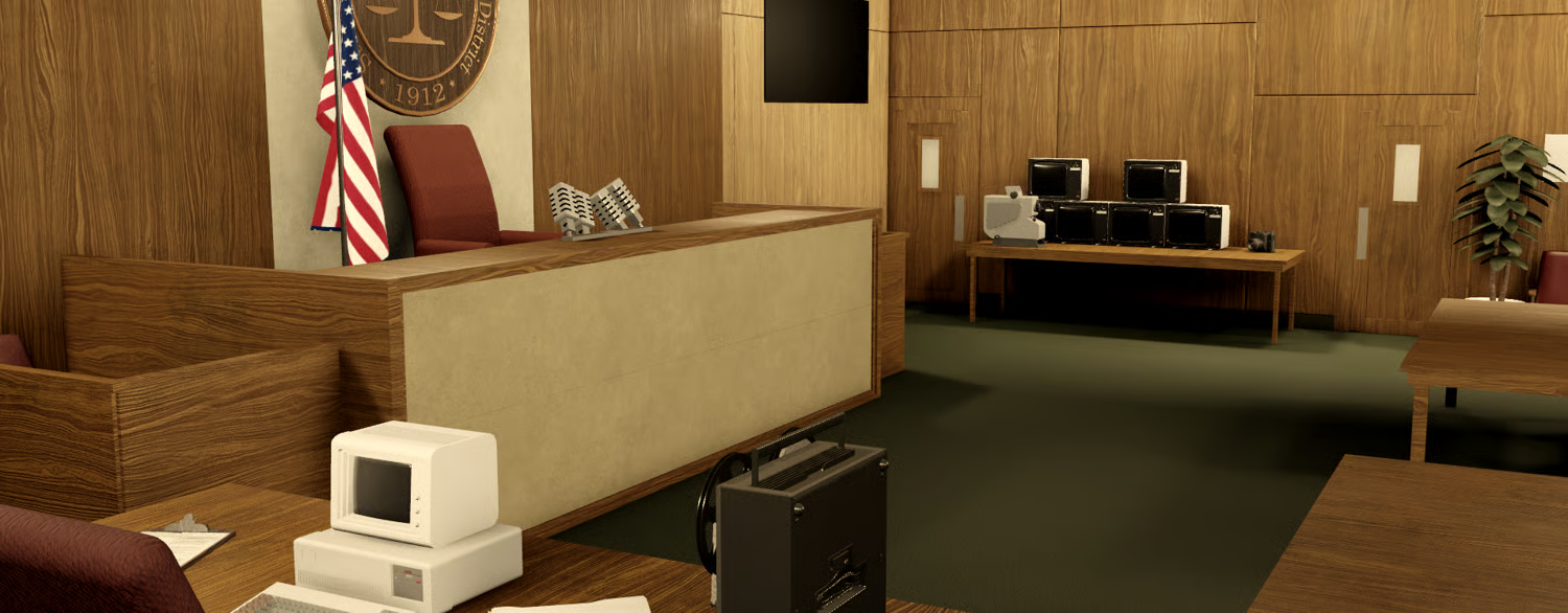public gallery seating with wooden dividers in roblox