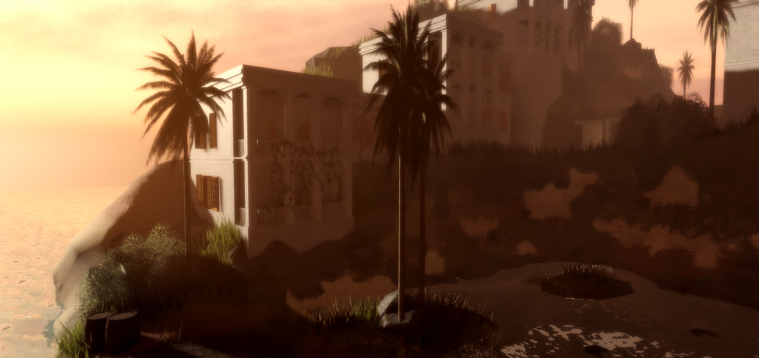 mediterranean style interior with warm cinematic lighting