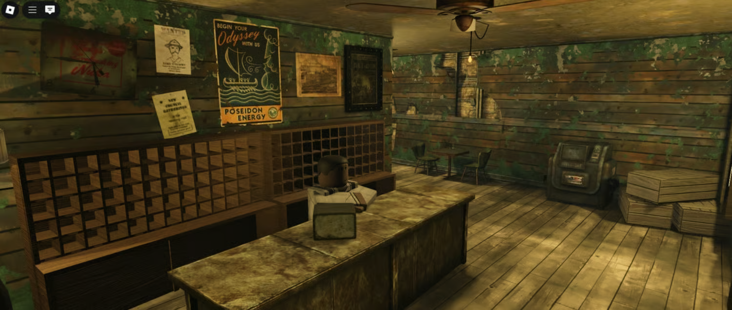 abandoned town environment designed for faction roleplay