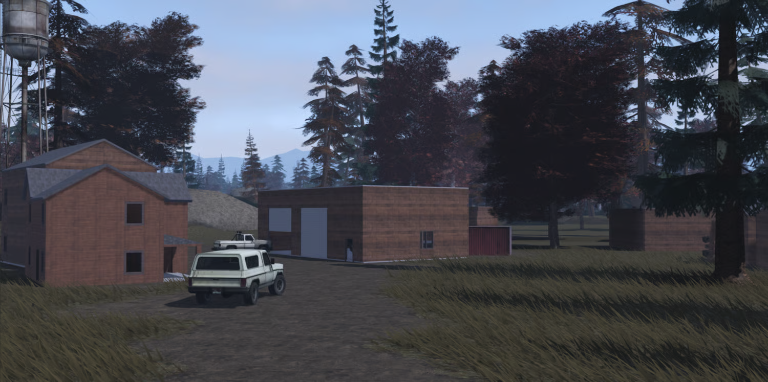 farms and agricultural areas placed across a scenic terrain
