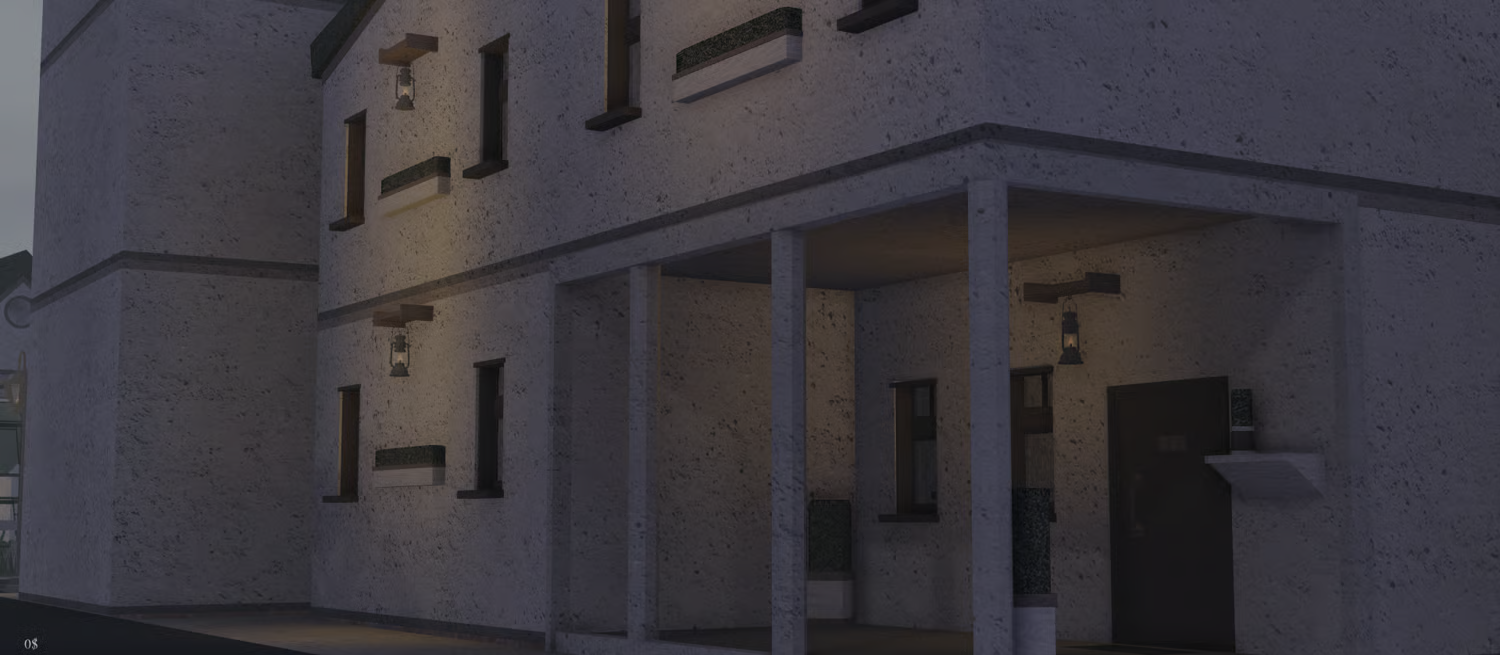 european-style architecture and urban layout in roblox