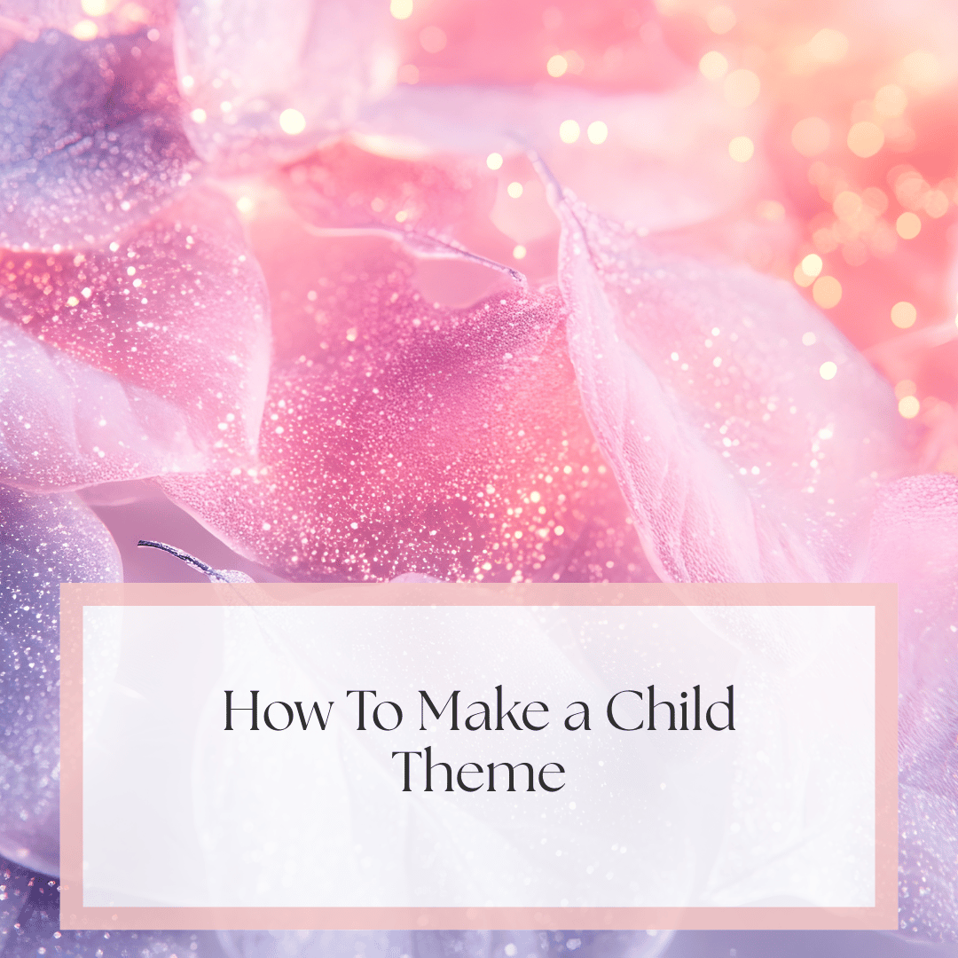 Creative theme: How to make a child creative theme