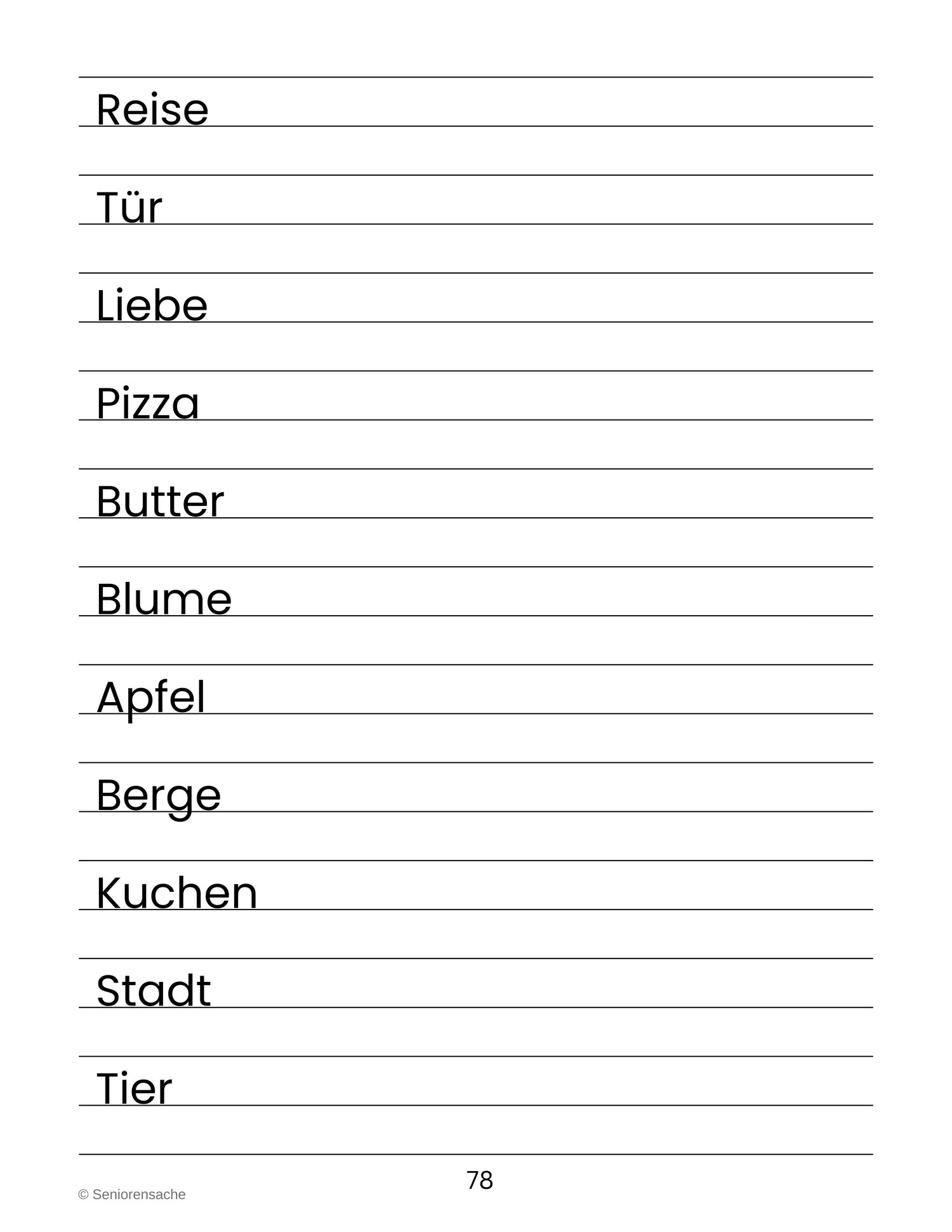 Schlaganfall Schreiben üben