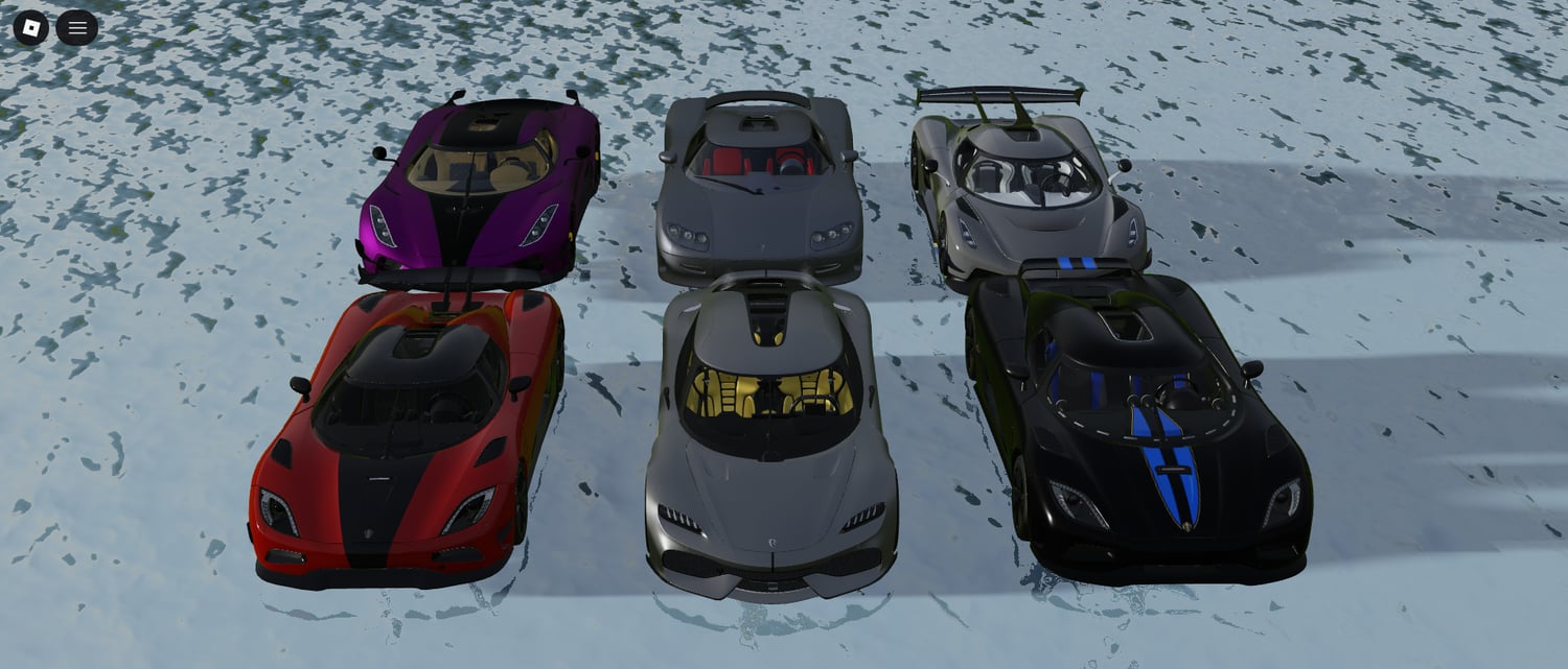 koenigsegg vehicle pack designed for driving games