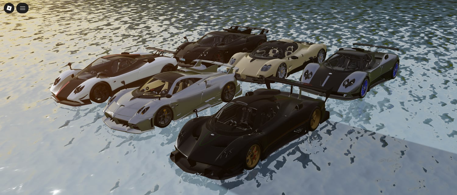 high performance pagani cars in motion